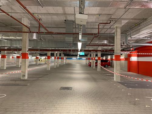 Underground car park Hochschule Düsseldorf - University of Applied Sciences